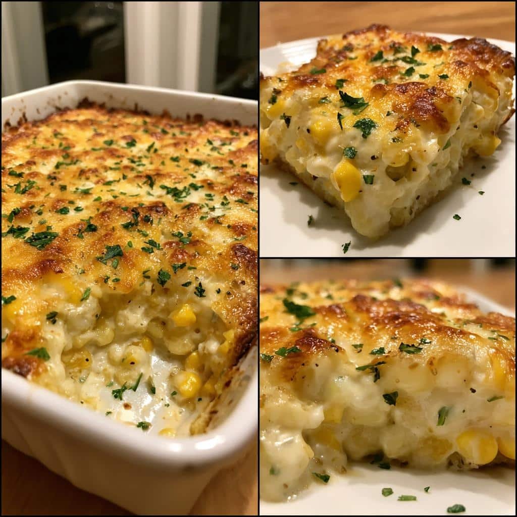 Healthy Cheesy Cream Cheese Corn Casserole - detail 1