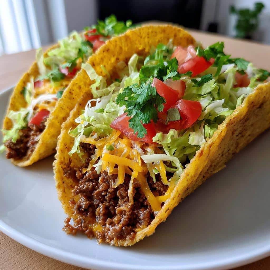 Healthy Cheesy Rotel Beef Tacos - detail 1