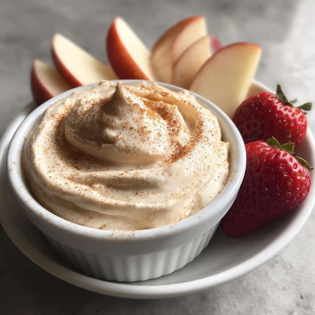 Healthy Cream Cheese Fruit Dip - detail 1