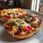Healthy English Muffin Breakfast Pizza