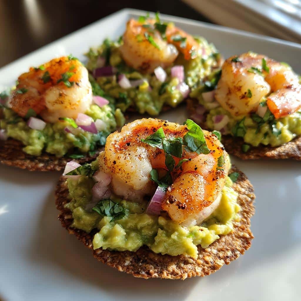 Healthy Guacamole Shrimp Bites - detail 1