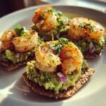 Healthy Guacamole Shrimp Bites