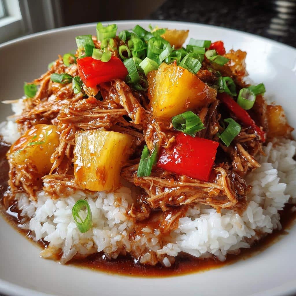 Healthy Hawaiian Crockpot Chicken