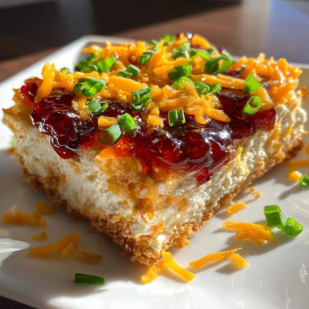 Healthy Pepper Jelly Cheese Dip - detail 1