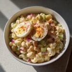 Healty Deviled Egg Macaroni Salad