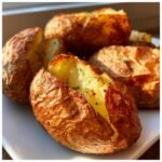 Christmas Healthy Air Fryer Baked Potatoes