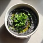 Christmas Healthy Black Dinner Garlic Dip