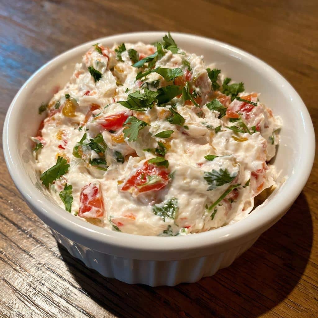 Christmas Healthy Boat Rotel Ranch Dip - detail 1