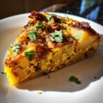 Christmas Healthy Bombay Potato Frittata