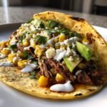 Christmas Healthy Brisket Elote Breakfast Tacos