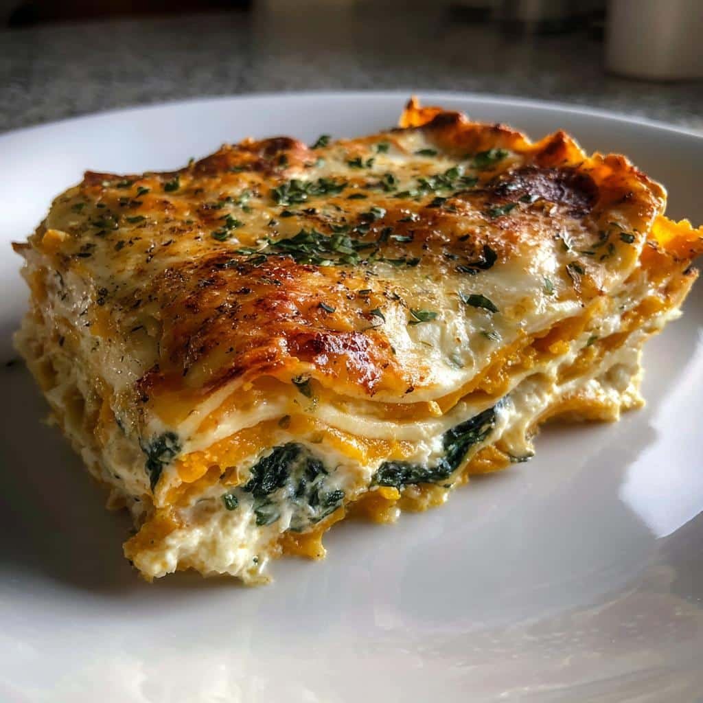 Christmas Healthy Butternut Squash Lasagna - detail 1