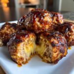 Christmas Healthy Cheddar-Stuffed BBQ Bacon Bombs