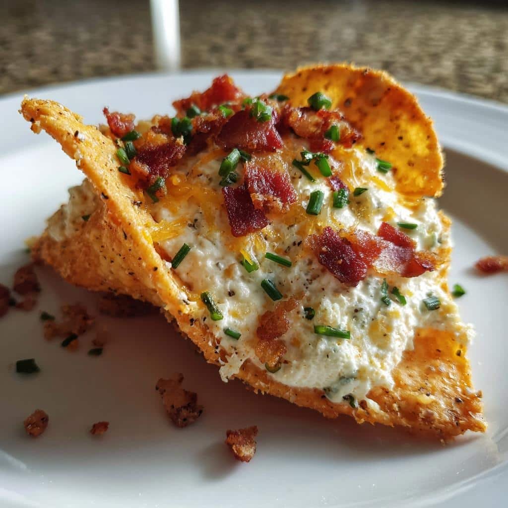 Christmas Healthy Cream Cheese and Bacon Stuffed Doritos Recipe - detail 1
