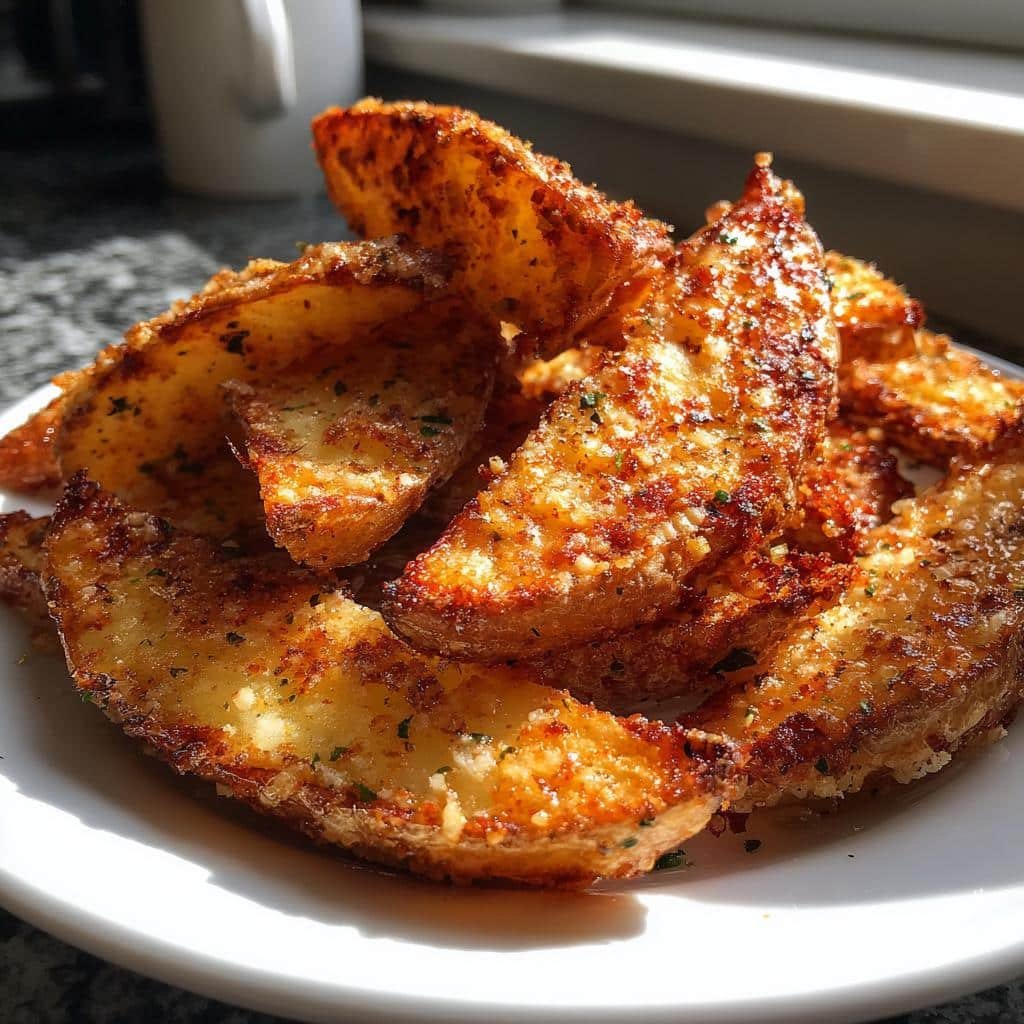 40-Minute Christmas Healthy Crispy Parmesan Garlic Wedges Magic 4 Christmas Healthy Crispy Parmesan Garlic Wedges - detail 1