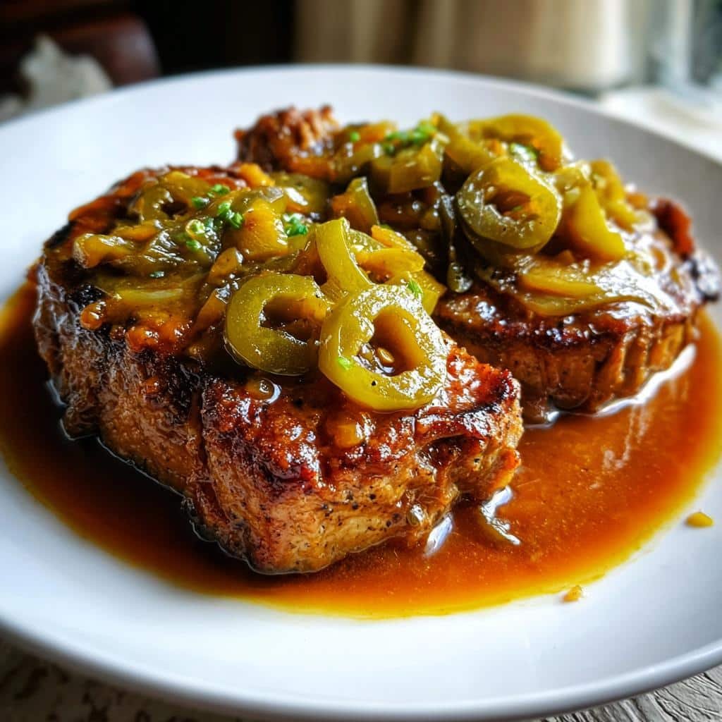 Christmas Healthy Crock-Pot Mississippi Pork Chops