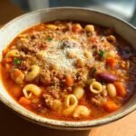 Christmas Healthy Crockpot Pasta Dinner Fagioli