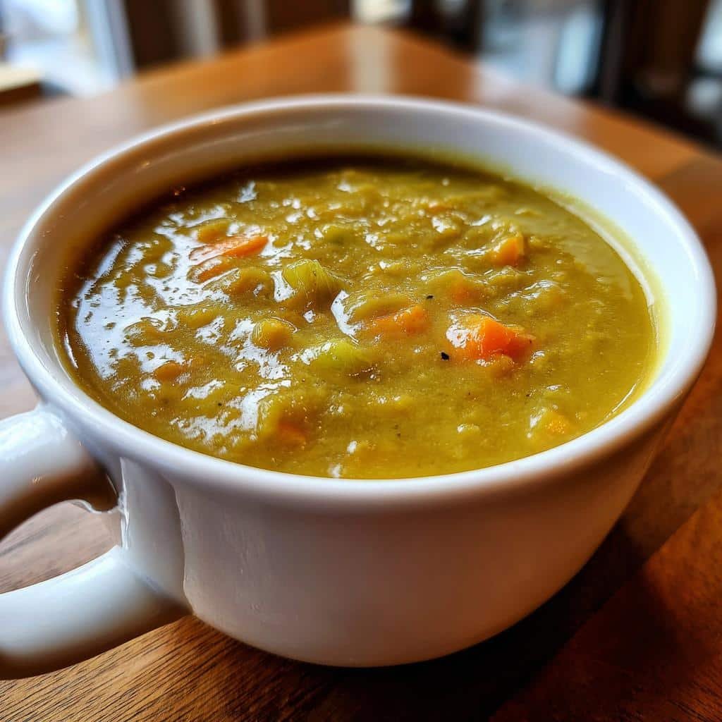Christmas Healthy Crockpot Split Pea Soup