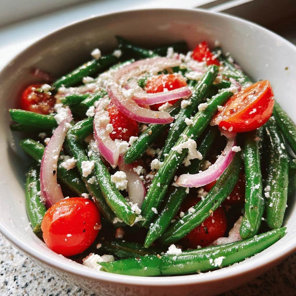 Christmas Healthy Green Bean Salad