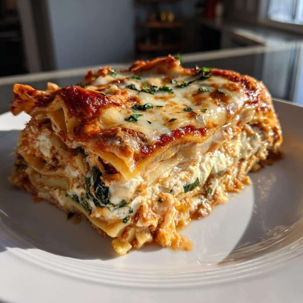 Christmas Healthy Holiday Party Lasagna - detail 1