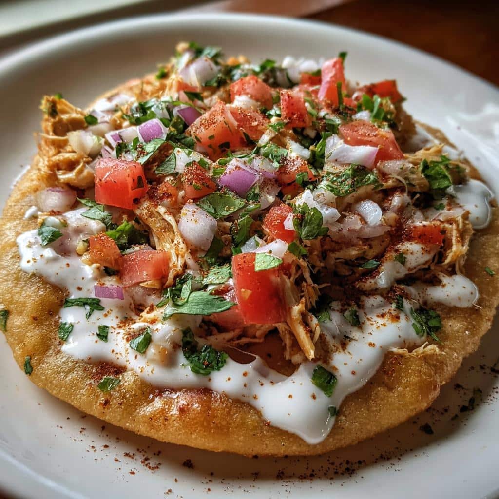 Christmas Healthy Indian Fry Bread Tacos - detail 1