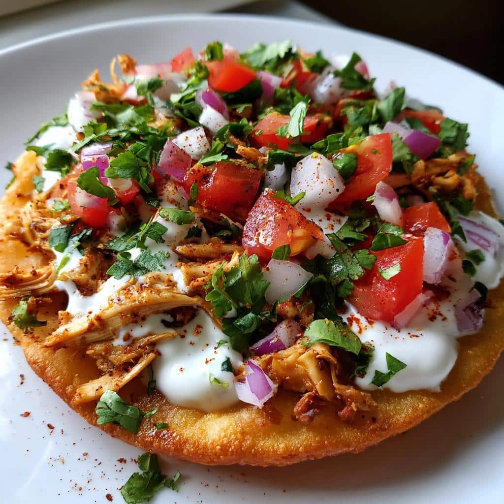 Christmas Healthy Indian Fry Bread Tacos