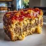 Christmas Healthy Mac and Cheese Meatloaf