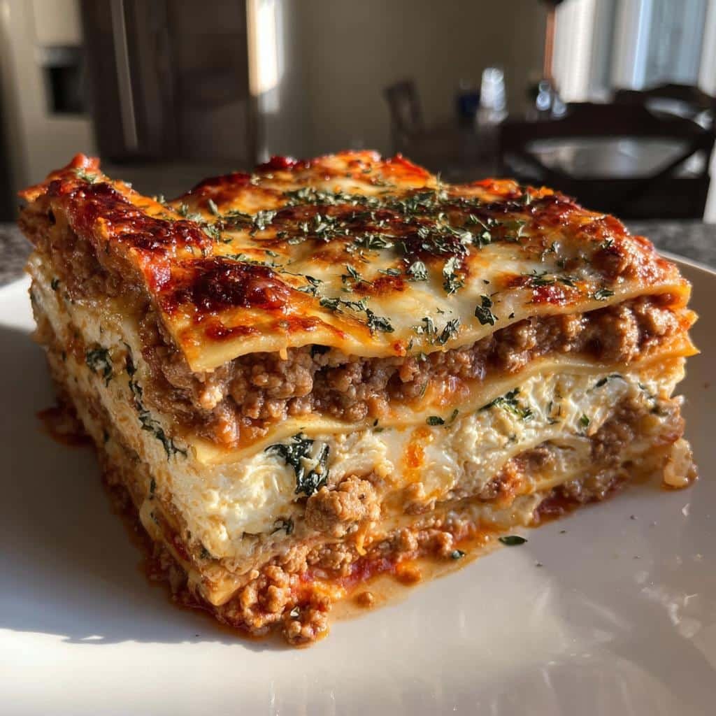 Christmas Healthy Make-Ahead Freezer-Friendly Lasagna