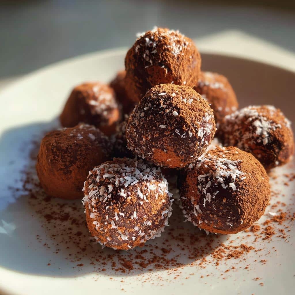 Christmas Healthy Mint Chocolate Fudge Bombs - detail 1