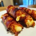 Christmas Healthy Nashville Hot Bacon-Wrapped Mozzarella Sticks