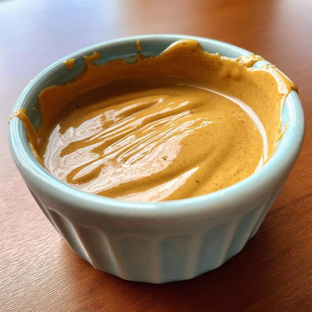 Christmas Healthy Peanut Butter Dipping Sauce (Savory) - detail 1