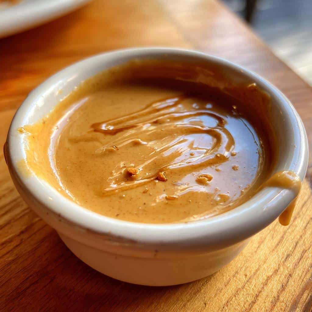 Christmas Healthy Peanut Butter Dipping Sauce (Savory)