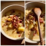 Christmas Healthy Potato and Bacon Soup