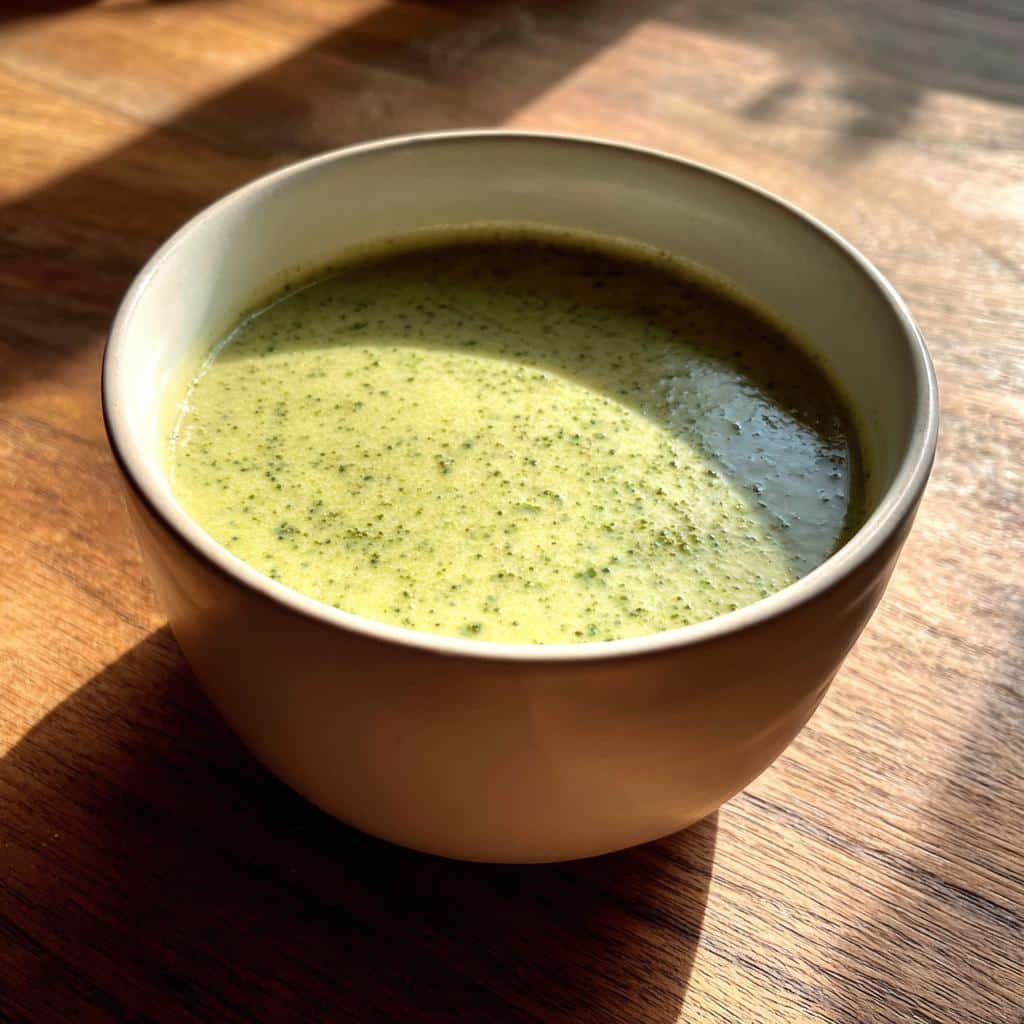 Christmas Healthy Seasonal Dinner Broccoli Comfort Soup - detail 1