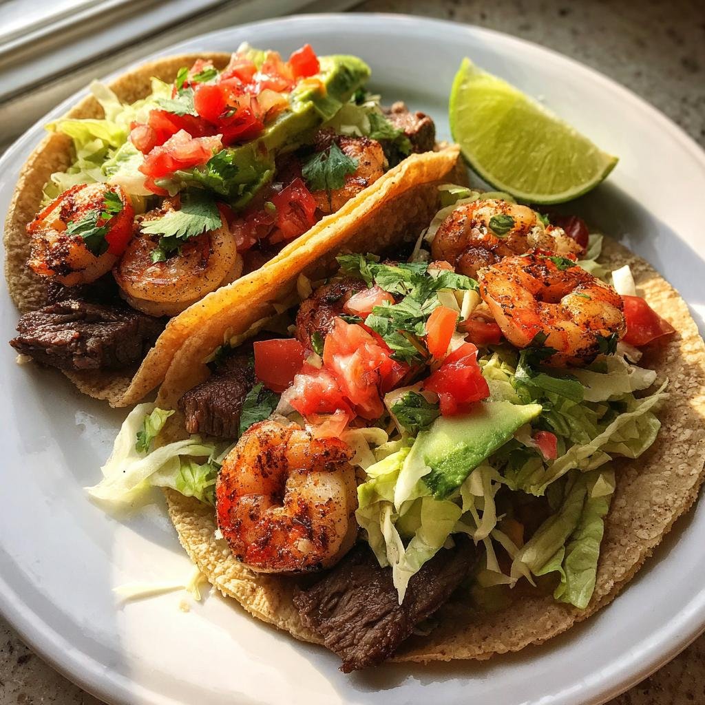 25-Minute Christmas Healthy Shrimp and Steak Tacos Your Family Will Devour 4 Christmas Healthy Shrimp and Steak Tacos - detail 1