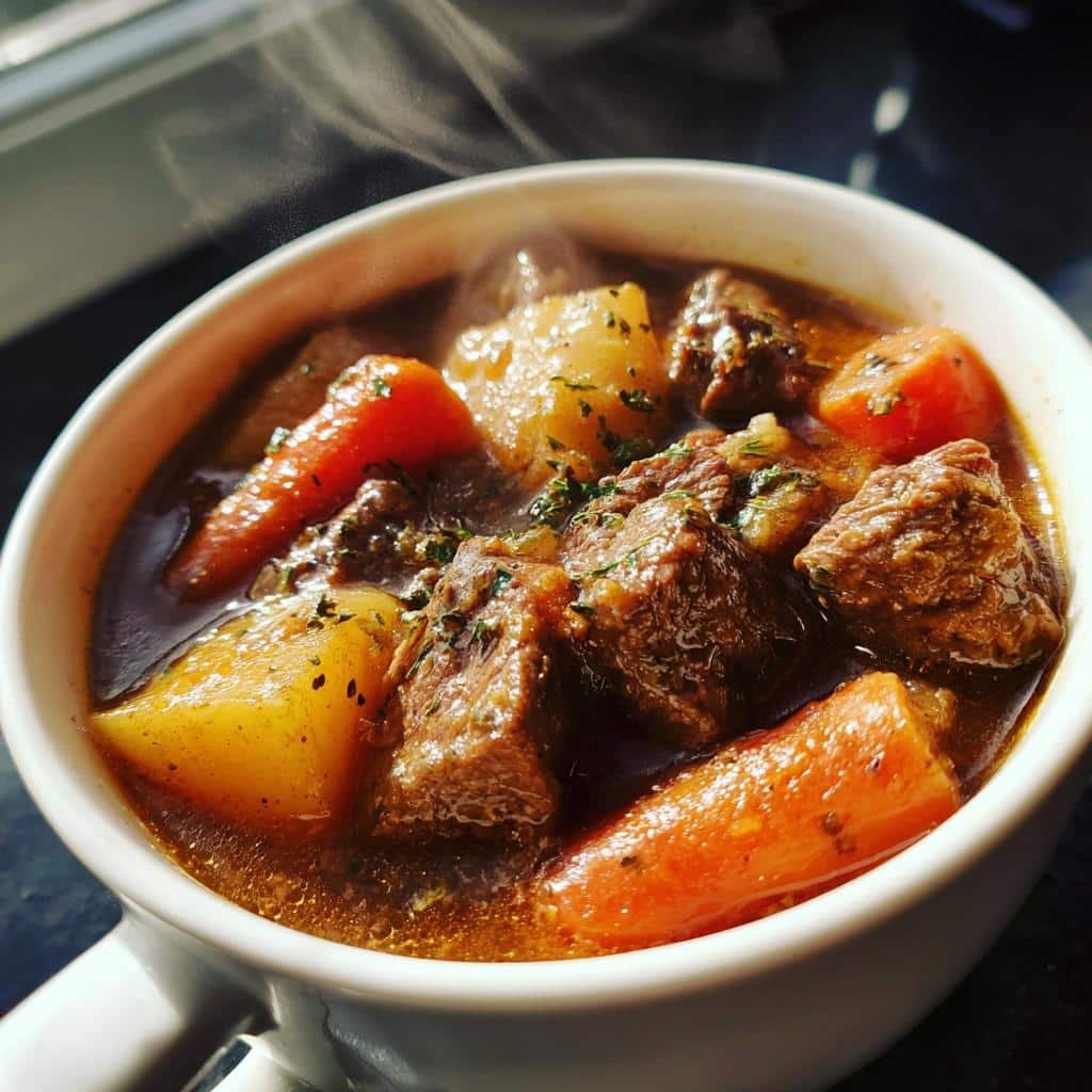 Christmas Healthy Slow Cooker Beef Stew (Classic Healthy) - detail 1