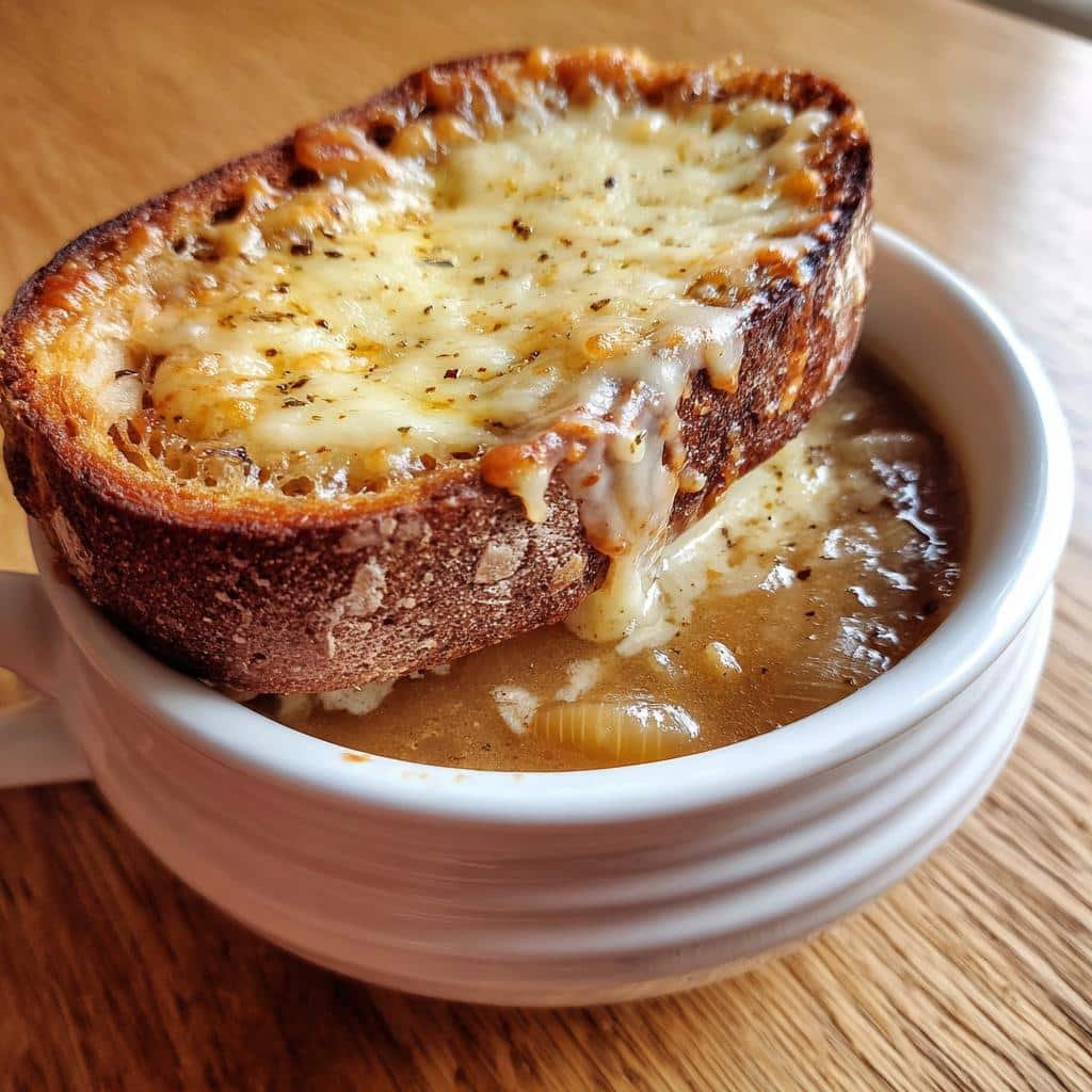Christmas Healthy Slow Cooker French Onion Soup