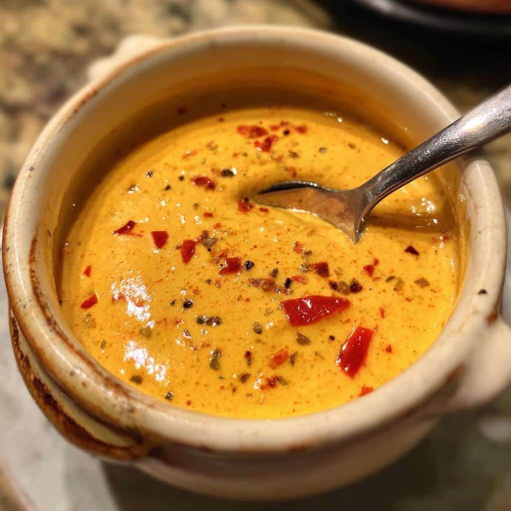 Christmas Healthy Vegan Queso Dip (Cashew Base)
