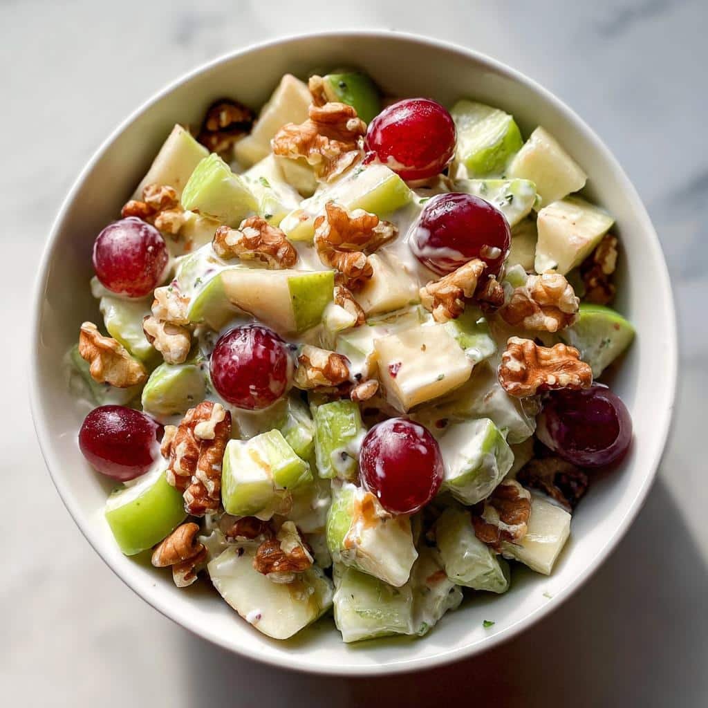 Christmas Healthy Waldorf Salad - detail 1