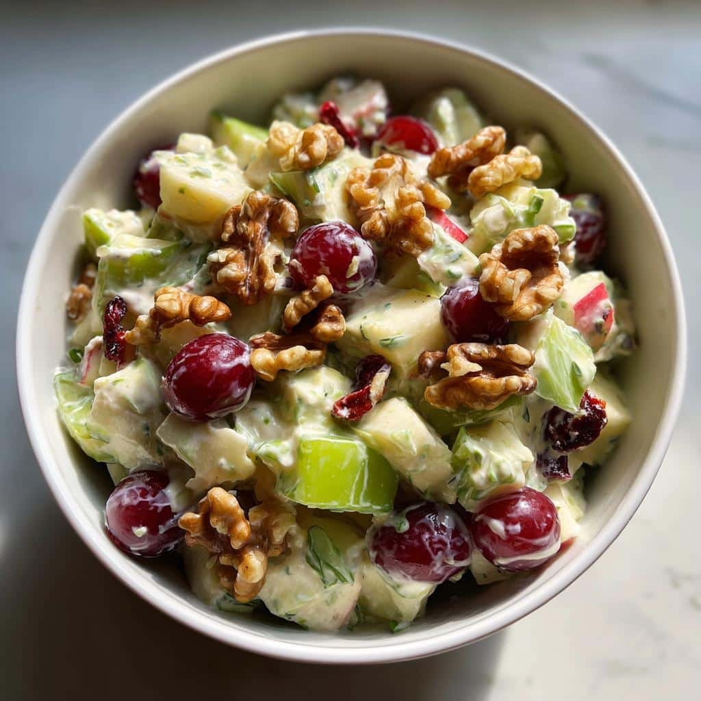 Christmas Healthy Waldorf Salad