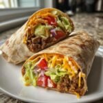 Christmas Healthy dinner Big Mac Wraps