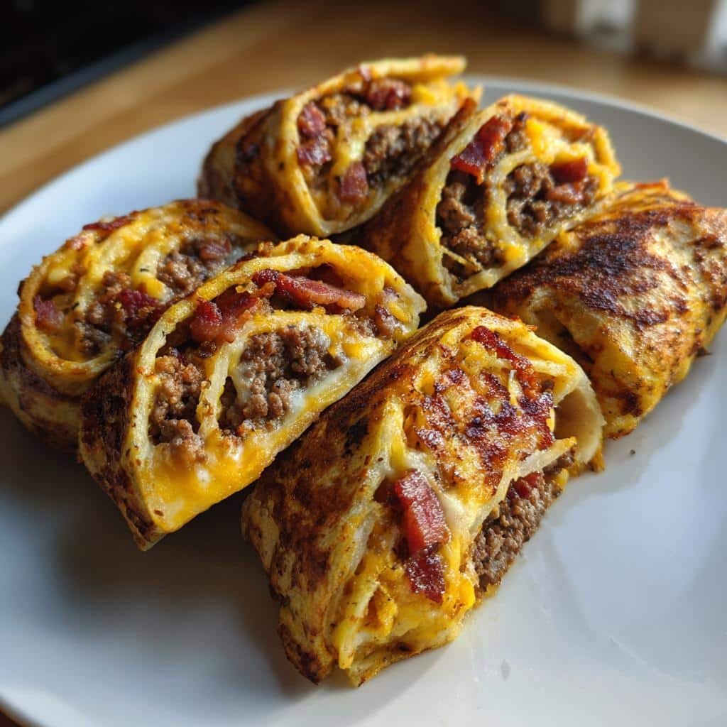 32 Irresistible Easy Christmas Healthy Garlic Butter Bacon Cheeseburger Rollups 4 Easy Christmas Healthy Garlic Butter Bacon Cheeseburger Rollups - detail 1