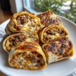 Easy Christmas Healthy Garlic Butter Bacon Cheeseburger Rollups