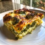 Healthy Broccoli Cheddar Lasagna