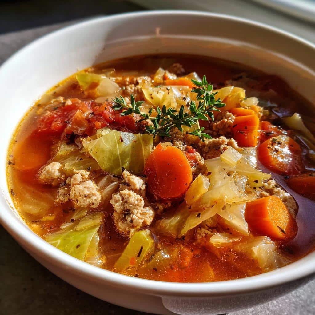 Healthy Cabbage Roll Soup