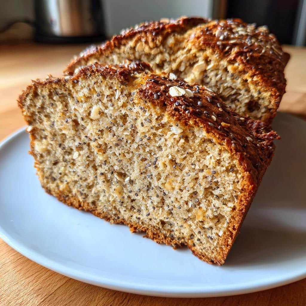 Healthy Chia Oat Bread