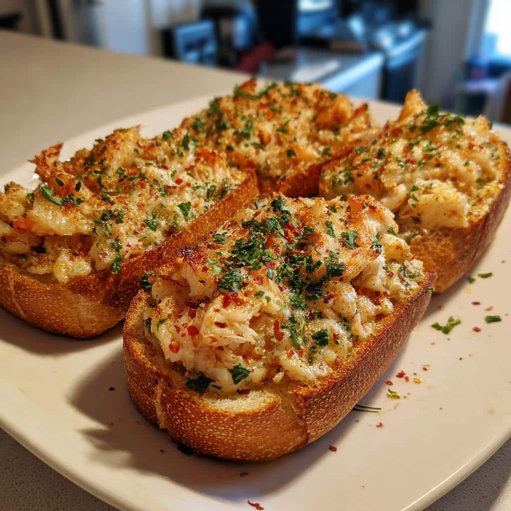 Healthy Crabby Shrimp Garlic Bread Bombs - detail 1