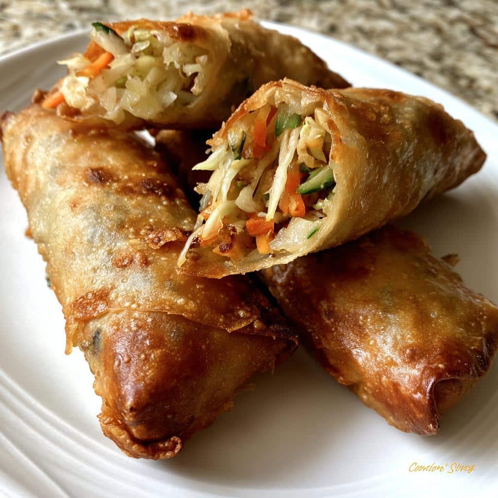 Healthy Crispy Egg Rolls Recipe