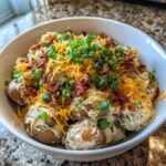 Healthy Crock Pot Bacon Ranch Potatoes