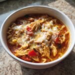 Healthy Crockpot Chicken Parmesan Soup