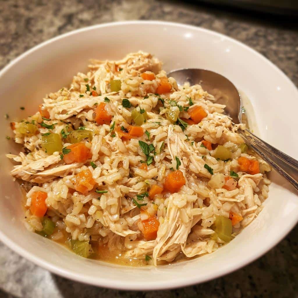 Healthy Crockpot Chicken and Rice (Protein-Packed) - detail 1